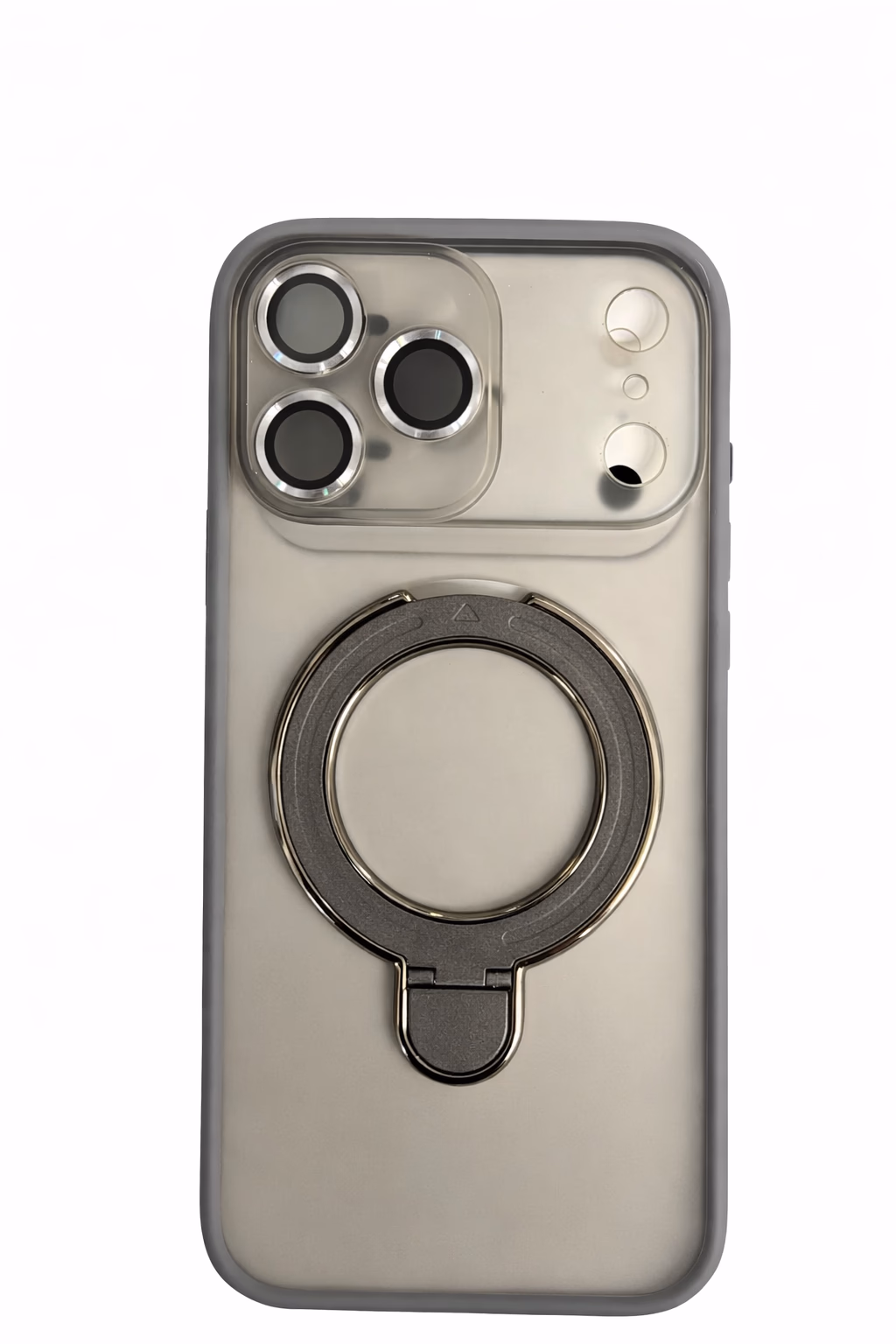 iPhone 17 Pro - Shield MagStand w/ Lens - Grey